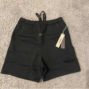 Fear of God Essentials Black Athletic Shorts